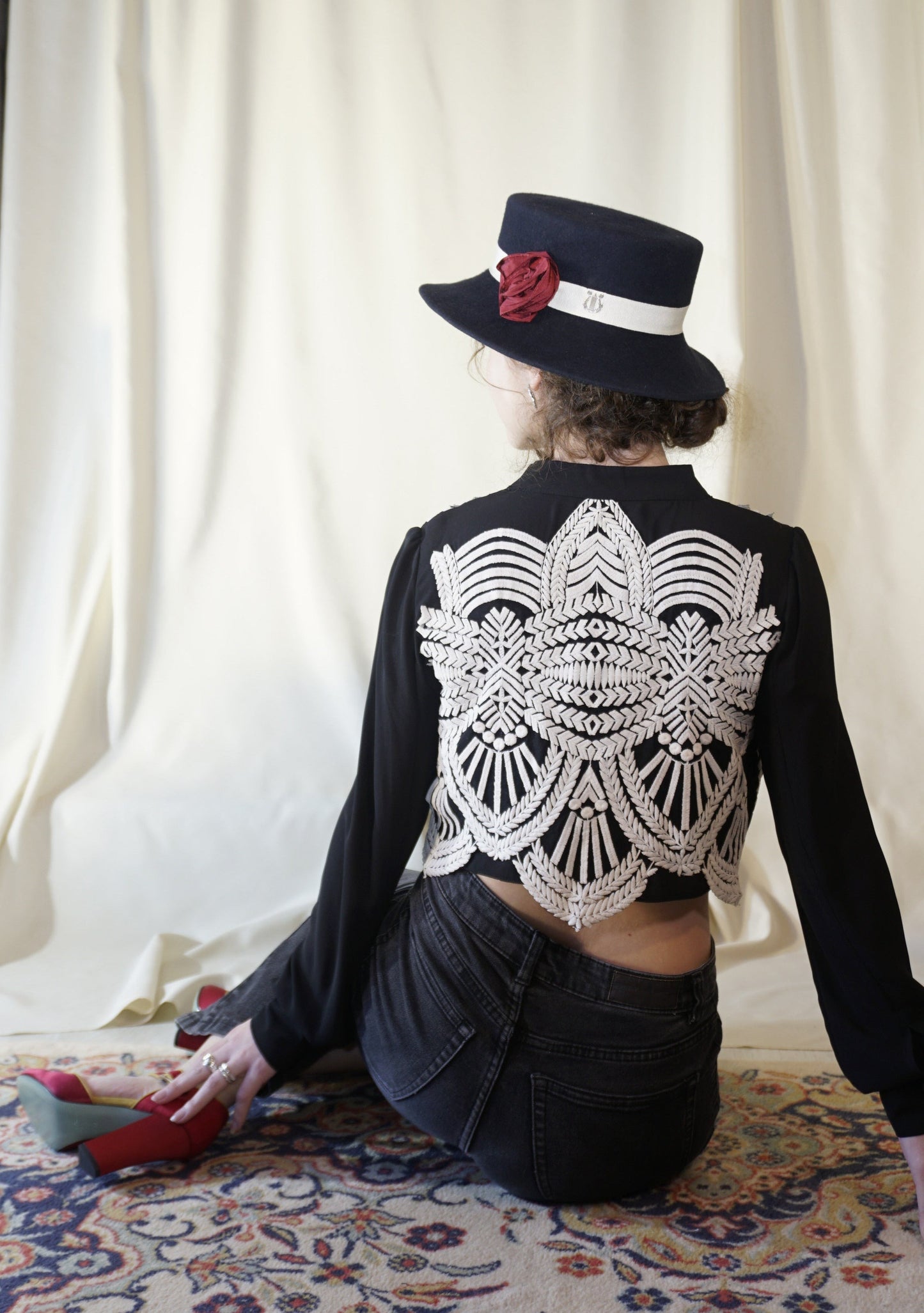 Rose of the Night by Anna Xaniotaki  back view 
