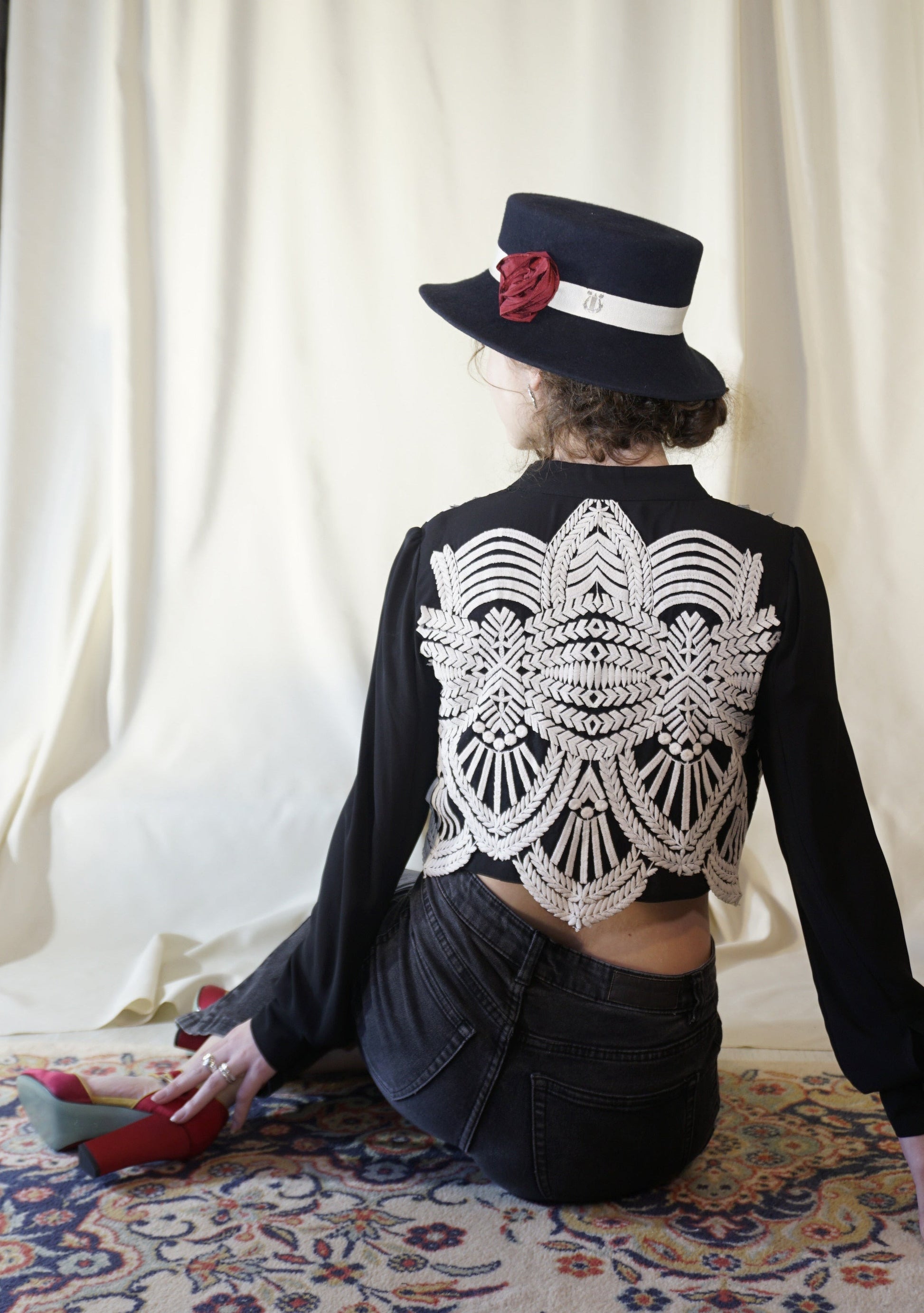Rose of the Night by Anna Xaniotaki  back view 